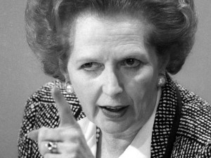 Margaret Thatcher in 1987. Photo: Roy Letkey