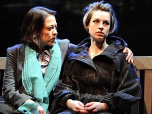 Nicola Walker and Jessica Raine in Gethsemane. Photo: Tristram Kenton