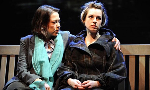 Nicola Walker and Jessica Raine in Gethsemane. Photo: Tristram Kenton