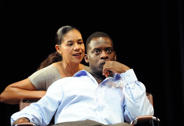 Jaye Griffiths and Kobna Holdbrook-Smith in Seize the Day