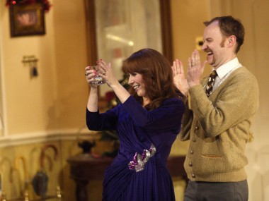 Catherine Tate and Mark Gatiss in Season’s Greetings. Photo: Catherine Ashmore