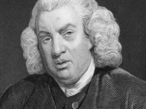 Critic and dictionary-maker Samuel Johnson