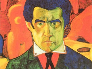 Self-portrait by Kazimir Malevich (1910)