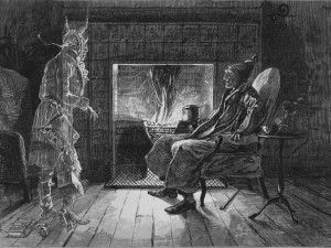 Scrooge and Marley’s Ghost by EA Abbey (1876)