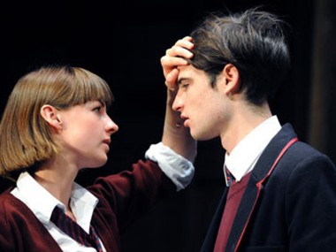 Jessica Raine and Tom Sturridge in Punk Rock. Photo: Tristram Kenton