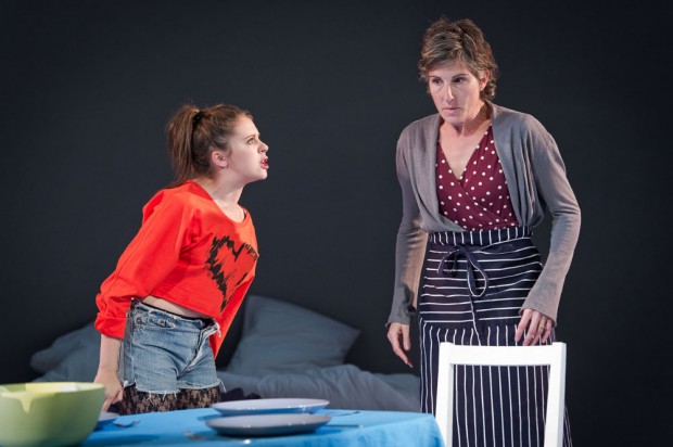 Bel Powley and Tamsin Greig in Jumpy. Photo: Robert Workman