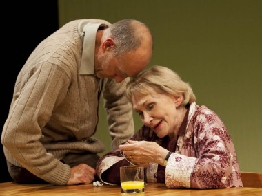 Sam Cox and Siân Phillips in Lovesong. Photo: Johan Persson