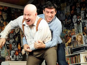 Matt Lucas and Chris New in Prick Up Your Ears. Photo: Tristram Kenton