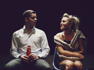 Russell Tovey and Jaime Winstone in Sex with a Stranger. Photo: Noel McLaughlin