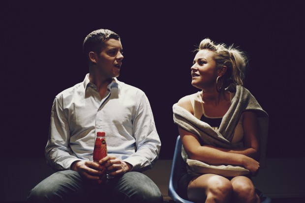 Russell Tovey and Jaime Winstone in Sex with a Stranger. Photo: Noel McLaughlin