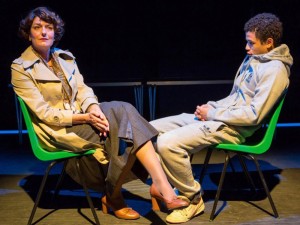 Anna Chancellor and Calvin Demba in The Wolf at the Door. Photo: Stephen Cummiskey