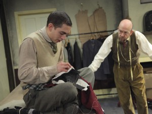 James El-Sharawy and Andy de la Tour in The Cutting of the Cloth. Photo: Philip Gammon