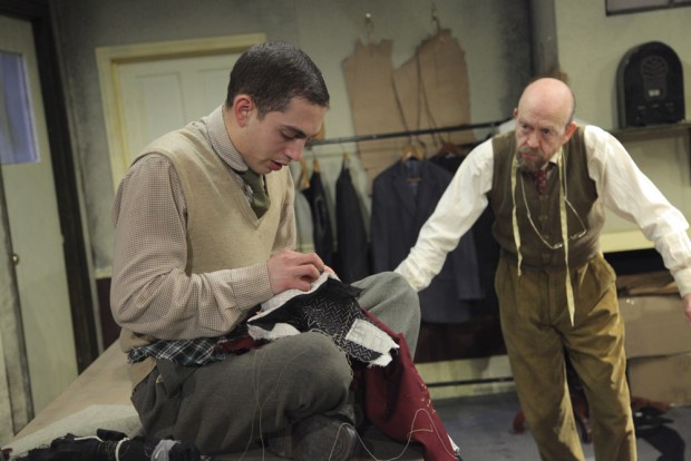 James El-Sharawy and Andy de la Tour in The Cutting of the Cloth. Photo: Philip Gammon
