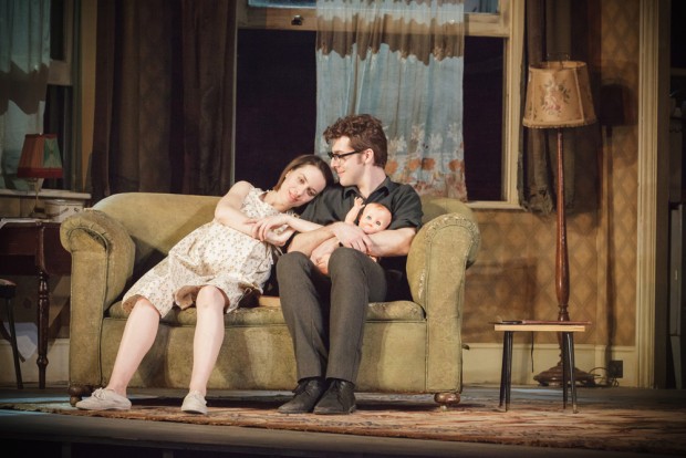 Kate O’Flynn and Harry Hepple in A Taste of Honey. Photo: Marc Brenner