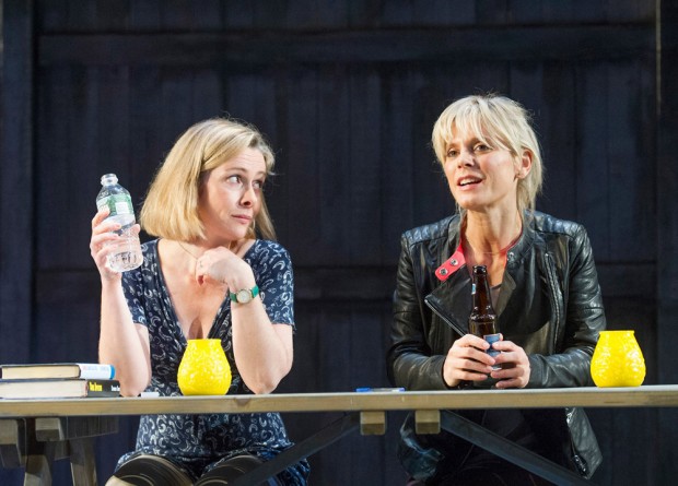 Emma Fielding and Emilia Fox in Rapture, Blister, Burn. Photo: Alastair Muir