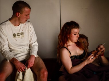 Gavin Ross and Erin Marshall in Trainspotting