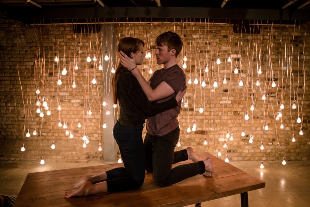 Nicola Kavanagh and Iain Batchelor in Abyss. Photo: Richard Davenport