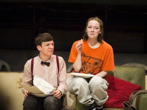 David Moorst and Morfydd Clark in Violence and Son. Photo: Helen Maybanks