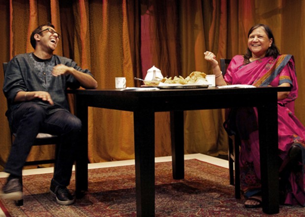 Ravi and Asha Jain in A Brimful of Asian. Photo: Erin Brubacher