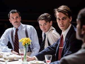 William Belchambers, Patrick McNamee and Joe Eyre in French Without Tears. Photo: Richard Davenport