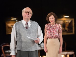 Roger Allam and Nancy Carroll in The Moderate Soprano. Photo: Manuel Harlan