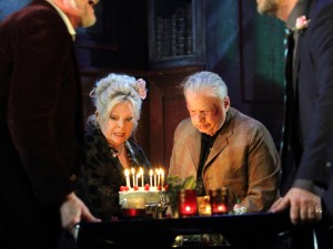 Anna Calder-Marshall and Wallace Shawn in Evening at the Talk House. Photo: Catherine Ashmore