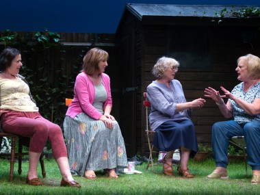 Linda Bassett, Deborah Findlay, Kika Markham and June Watson in Escaped Alone. Photo: Bill Knight