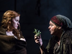 Hannah Hutch and Amanda Bellamy in Jane Wenham: The Witch of Walkern. Photo: Richard Davenport