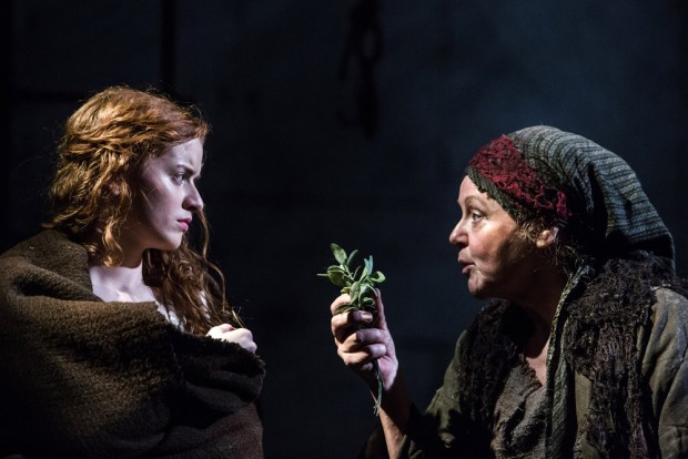 Hannah Hutch and Amanda Bellamy in Jane Wenham: The Witch of Walkern. Photo: Richard Davenport