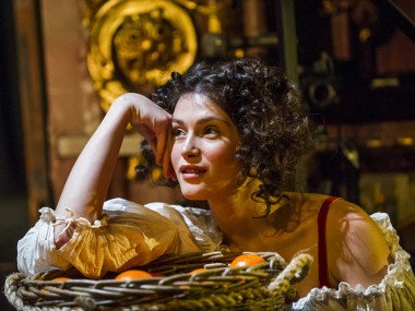 Gemma Arterton in Nell Gwynn. Photo: Tristram Kenton