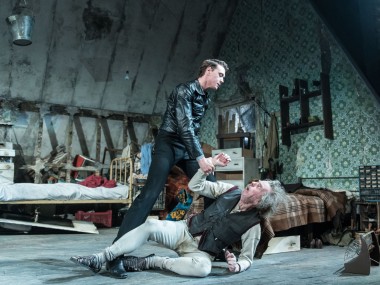 George MacKay and Timothy Spall in The Caretaker. Photo: Manuel Harlan