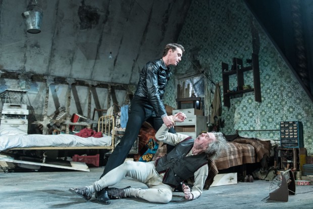 George MacKay and Timothy Spall in The Caretaker. Photo: Manuel Harlan