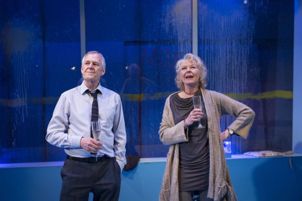 Ian Gelder and Stella Gonet in Human Animals. Photo: Helen Maybanks