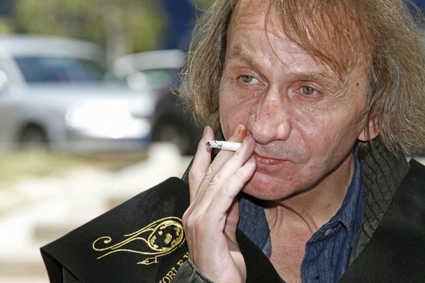 Novelist and actor Michel Houellebecq