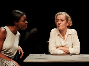 Emmanuella Cole and Emma Fielding in Revolt. She Said. Revolt Again. Photo: Richard Lakos