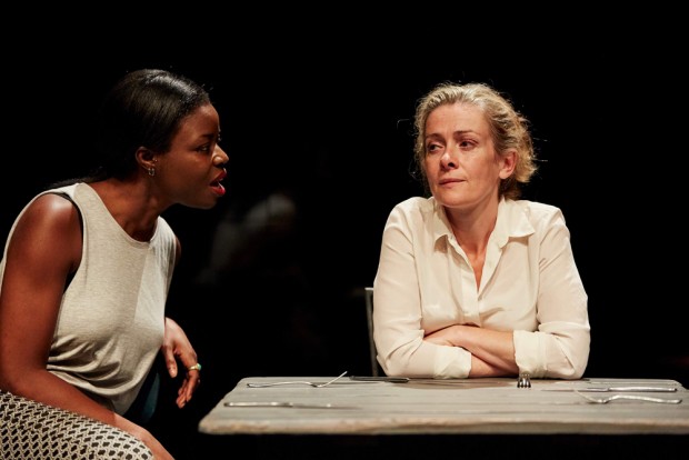 Emmanuella Cole and Emma Fielding in Revolt. She Said. Revolt Again. Photo: Richard Lakos