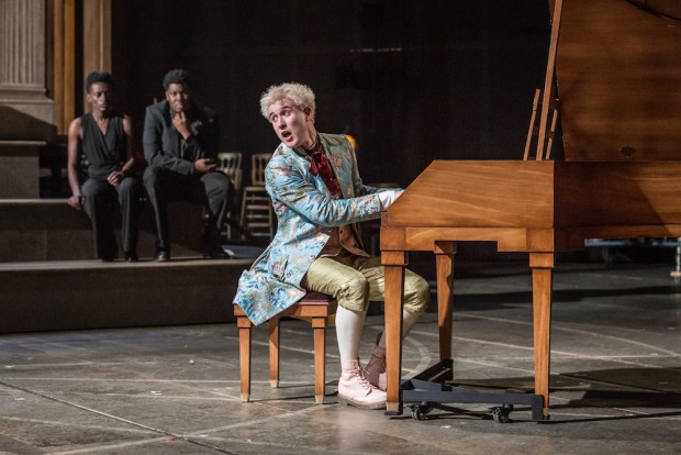 Adam Gillen in Amadeus. Photo: Marc Brenner