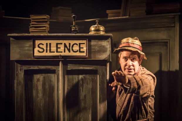 Tom Hollander in Travesties. Photo: Johan Persson