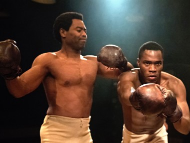 Nicholas Pinnock and Martins Imhangbe in The Royale. Photo: Bill Knight