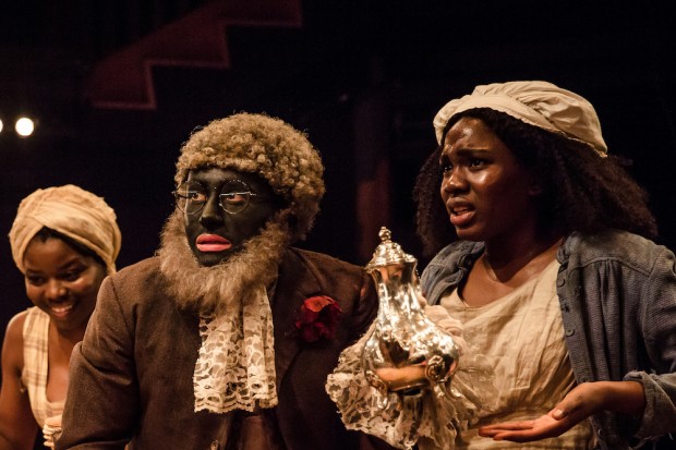 Emmanuella Cole, Alistair Toovey and Vivian Oparah in An Octoroon. Photo: The Other Richard
