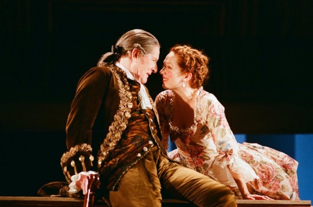 Alan Howard and Katherine Parkinson in The School for Scandal. Photo: Neil Libbert