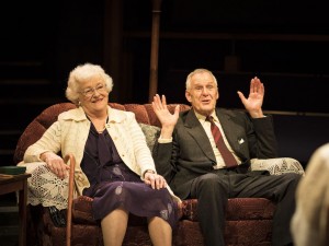 Sue Wallace and Ian Gelder in The March on Russia. Photo: Helen Maybanks