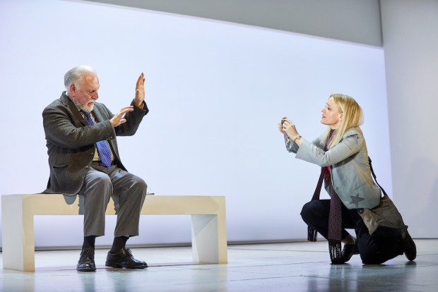 Kenneth Cranham and Anne-Marie Duff in Heisenberg: The Uncertainty Principle. Photo: Brinkhoff Mogenberg