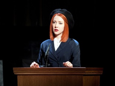 Catherine Steadman in Witness for the Prosecution. Photo: Sheila Burnett