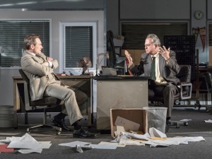 Christian Slater and Stanley Townsend in Glengarry Glen Ross. Photo: Marc Brenner