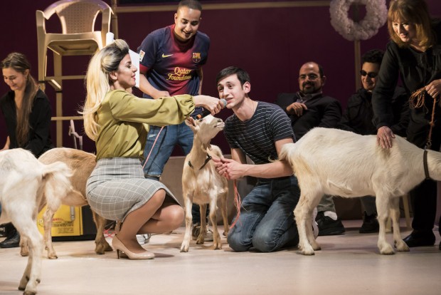 The cast of Goats. Photo: Johan Persson