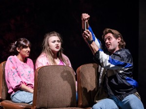 Taj Atwal, Gemma Dobson and James Atherton in Rita, Sue and Bob Too. Photo: The Other Richard