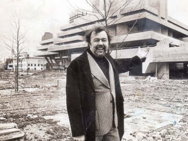 National Theatre artistic director Peter Hall. Photo: Nick Rogers/ANL/REX/Shutterstock