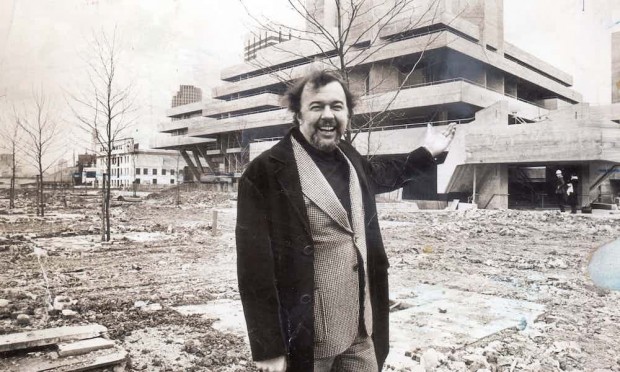 National Theatre artistic director Peter Hall. Photo: Nick Rogers/ANL/REX/Shutterstock