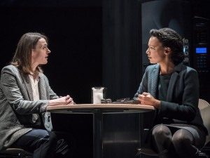 Suranne Jones and Nina Sosanya in Frozen. Photo: Johan Persson